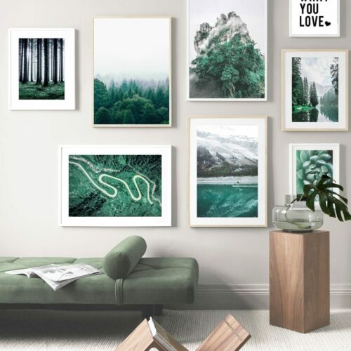 Daedalus Designs - Green Mountain Lake Cloud Sky Canvas Art - Review
