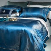 Daedalus Designs - Aquamarine Luxury 100% Mulberry Silk Duvet Cover Set - Review