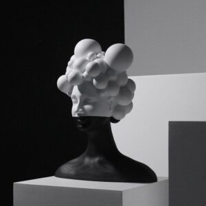 Daedalus Designs - Black and White Woman Bust Statue - Review