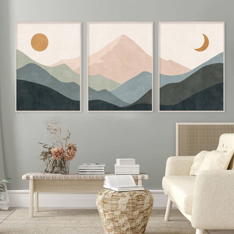 Daedalus Designs - Modern Mountain Sun Canvas Art - Review