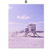 Daedalus Designs - Sea Beach Bus Purple Sky Surf Canvas Art - Review
