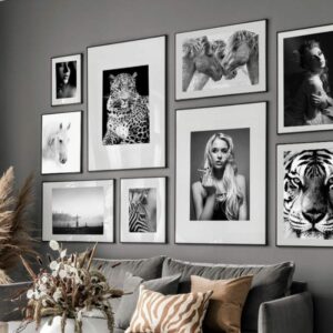 Daedalus Designs - Sexy Smoke Girl Leopard Gallery Wall Canvas Art - Review