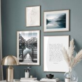 Daedalus Designs - Nordic Mountain Lake Gallery Wall Canvas Art - Review