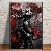 Daedalus Designs - Black and Blood Japanese Samurai Canvas Art - Review