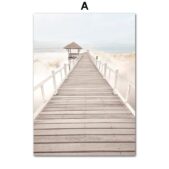 Daedalus Designs - Sea Landscape Coconut Trees Gallery Wall Canvas Art - Review