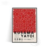 Daedalus Designs - Yayoi Kusama Museum Exhibition Poster Canvas Art | Polka Dot Pumpkin Prints Art | Vintage Japan Wall Art - Review