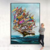 Daedalus Designs - Graffiti Sailboat Canvas Art - Review