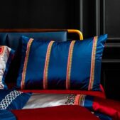Daedalus Designs - Celestial Red Silk Luxury Jacquard Duvet Cover Set - Review