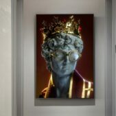 Daedalus Designs - Golden Crown David Sculpture Canvas Art - Review