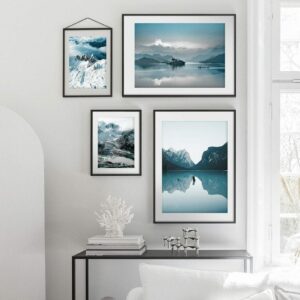 Daedalus Designs - Snow Alps Jungle Lake Gallery Wall Canvas Art - Review