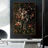 Daedalus Designs - Surrealism Astronaut Flower Bed Canvas Art - Review