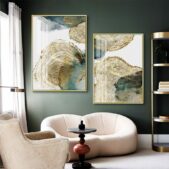 Daedalus Designs - Golden Emerald Leaf Trail Canvas Art - Review