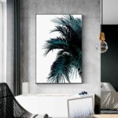 Daedalus Designs - Dark Green Palm Tree Canvas Art - Review