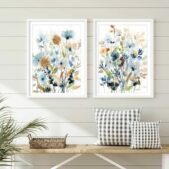 Daedalus Designs - Watercolor Mix Flowers Canvas Art - Review