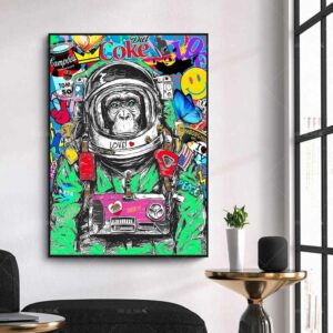 Daedalus Designs - Graffiti Pop Art Space Monkey Canvas Art - Review