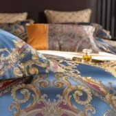 Daedalus Designs - Damascus Royale Silk Luxury Jacquard Duvet Cover Set - Review