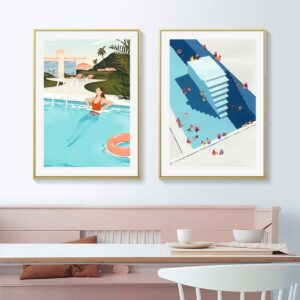 Daedalus Designs - Summer Pool Party Gallery Wall Canvas Art - Review