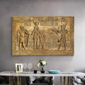 Daedalus Designs - Egyptian Hieroglyphs Fresco Canvas Art - Review