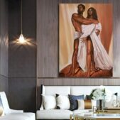 Daedalus Designs - Nude African Couple Lovers Canvas Art - Review