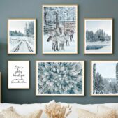 Daedalus Designs - Winter Pine Forest Gallery Wall Canvas Art - Review