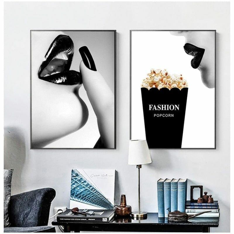 Daedalus Designs - Lady's Lips and Popcorn Canvas Art - Review