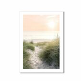 Daedalus Designs - Beautiful Flowers Lake Sunset Gallery Wall Canvas Art - Review