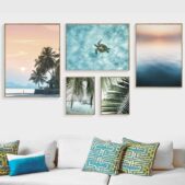 Daedalus Designs - Island Palm Leaf Gallery Wall Canvas Art - Review