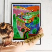 Daedalus Designs - David Hockney Painting Exhibition Poster Canvas Art - Review