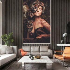Daedalus Designs - Woman In The Flowers Forest Canvas Art - Review