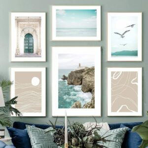 Daedalus Designs - Sea Cliff Waves Gallery Wall Canvas Art - Review