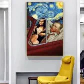 Daedalus Designs - Van Gogh and Mona Lisa Smoking Canvas Art - Review