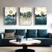 Daedalus Designs - Nordic Abstract Geometric Mountain Painting - Review