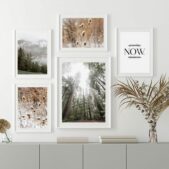 Daedalus Designs - Nature Mountain Lakeview Gallery Wall Canvas Art - Review