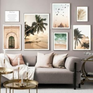 Daedalus Designs - Taj Mahal Sunset Beach Gallery Wall Canvas Art - Review