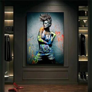 Daedalus Designs - Graffiti Half Naked Sexy Lady Canvas Art - Review