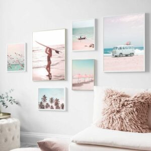 Daedalus Designs - Bikini Surf Girl Summer Vibes Gallery Wall Canvas Art - Review
