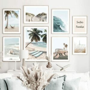 Daedalus Designs - Summer Beach Van Life Gallery Wall Canvas Art - Review