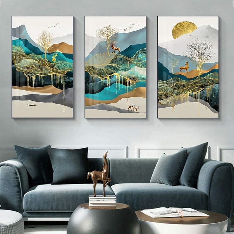 Daedalus Designs - Luxury Mountain Elk Landscape Canvas Art - Review