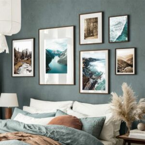 Daedalus Designs - Mountain Lake Blue Sea Cliff Canvas Art - Review