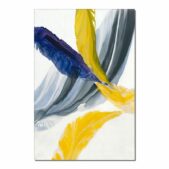 Daedalus Designs - Yellow Blue Feather Canvas Art - Review