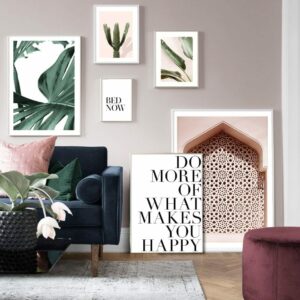 Daedalus Designs - Monstera Cactus Green Plants Gallery Wall Canvas Art - Review