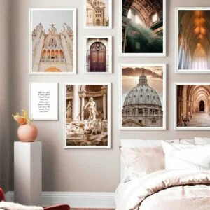 Daedalus Designs - Italy Rome Church Gallery Wall Canvas Art - Review