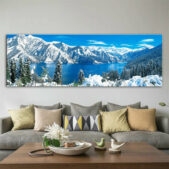Daedalus Designs - Snow Mountain Lake And Forest Canvas Art - Review