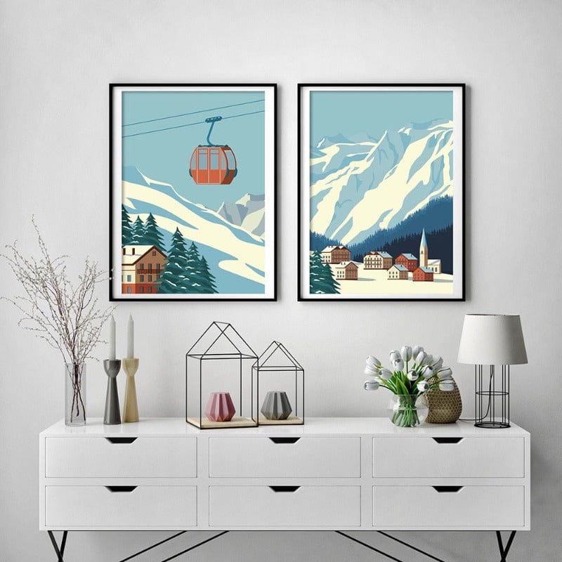 Daedalus Designs - Sunny Winter Mountain Canvas Art - Review