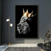 Daedalus Designs - Black Lion King And Queen Canvas Art - Review