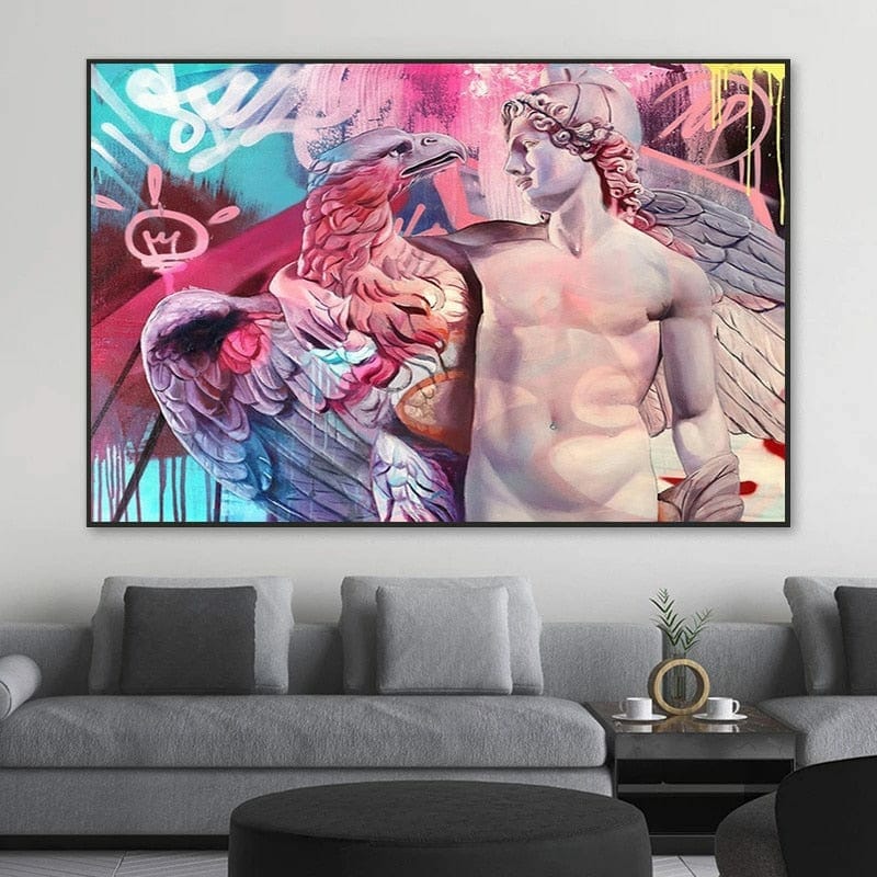 Daedalus Designs - Orphical Hymn To David and Eagle Canvas Art - Review