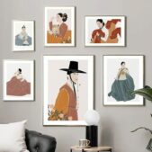 Daedalus Designs - Boho Traditional Korean Hanbok Canvas Art - Review