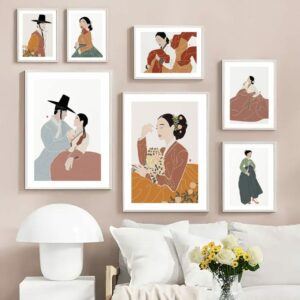 Daedalus Designs - Boho Traditional Korean Hanbok Canvas Art - Review