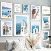 Daedalus Designs - Santorini Magical Sea View Canvas Art - Review