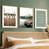 Daedalus Designs - Mountain Lake Forest Canvas Art - Review